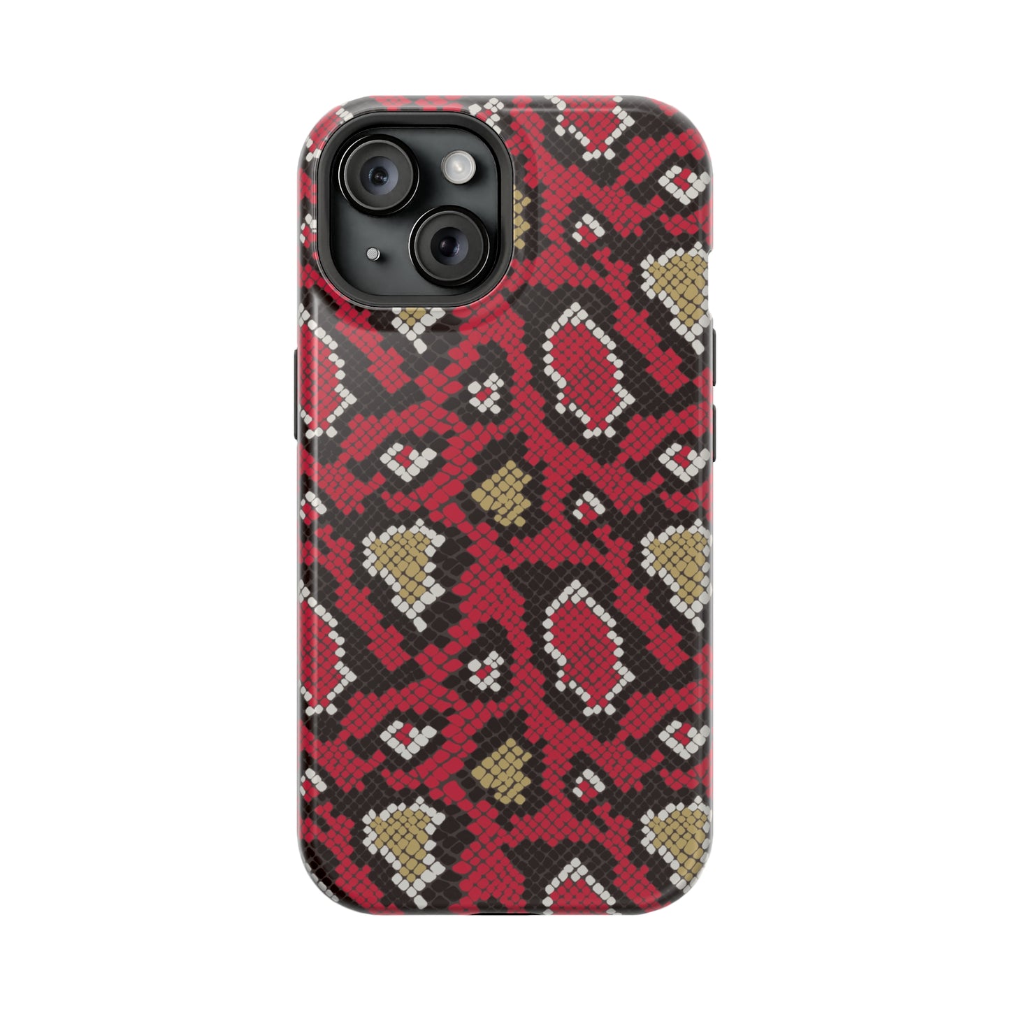 Red Snake Skin MagSafe Tough Case