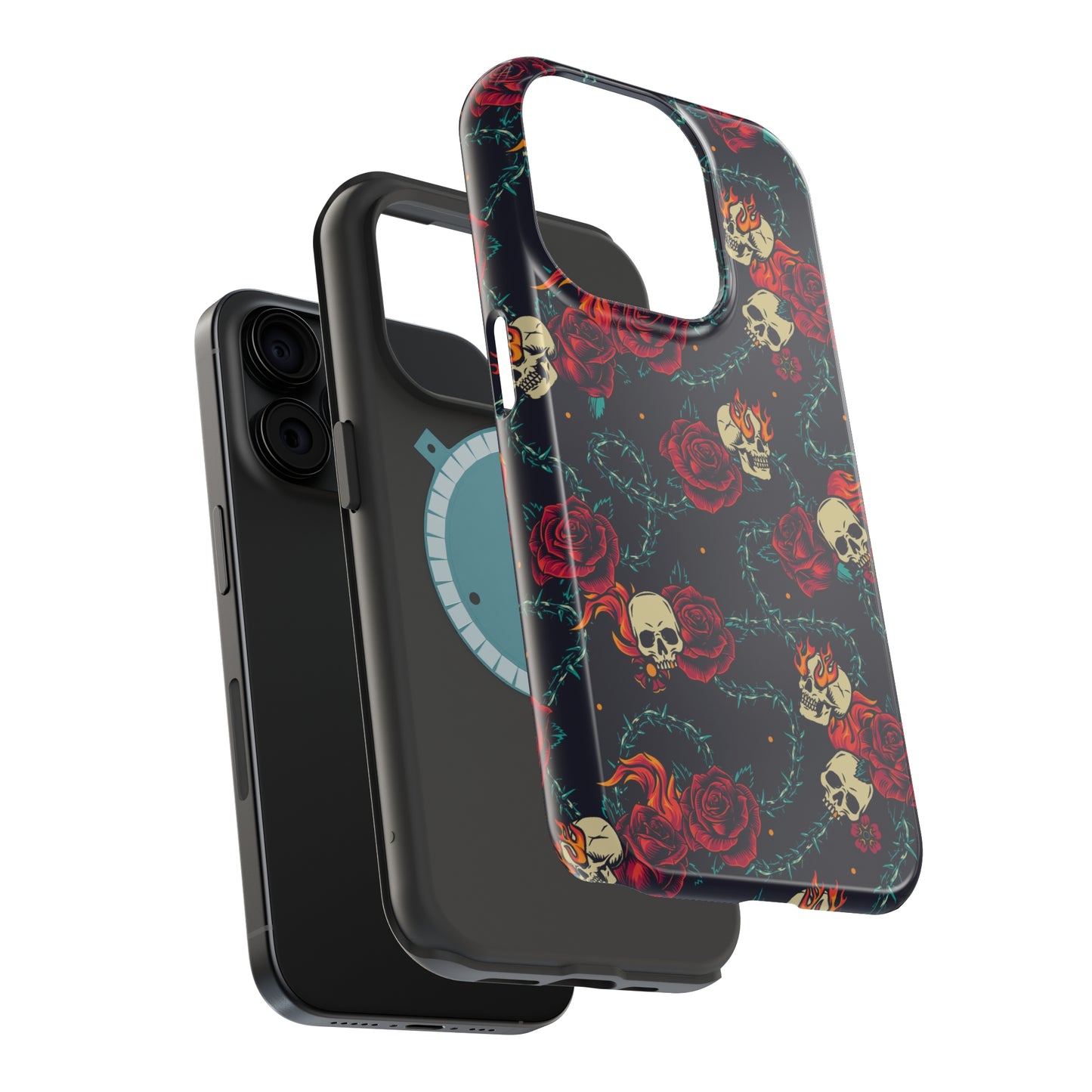Skulls & Roses MagSafe Tough Case