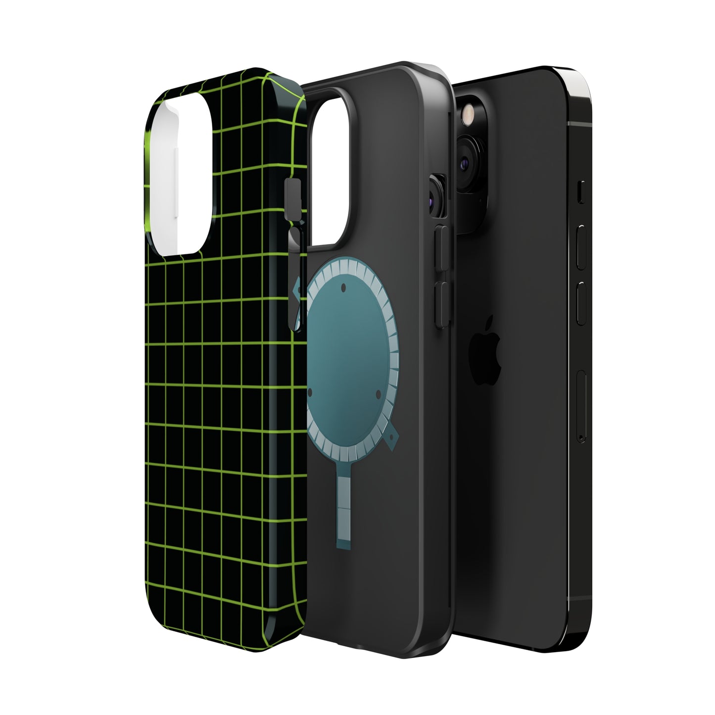 Green Grid MagSafe Tough Case