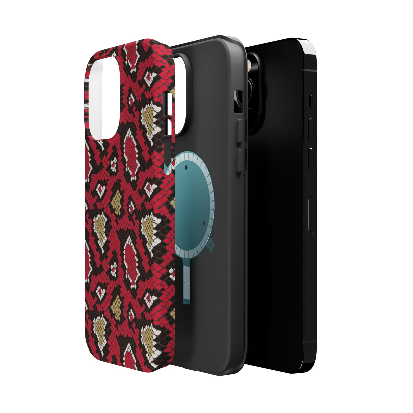 Red Snake Skin MagSafe Tough Case