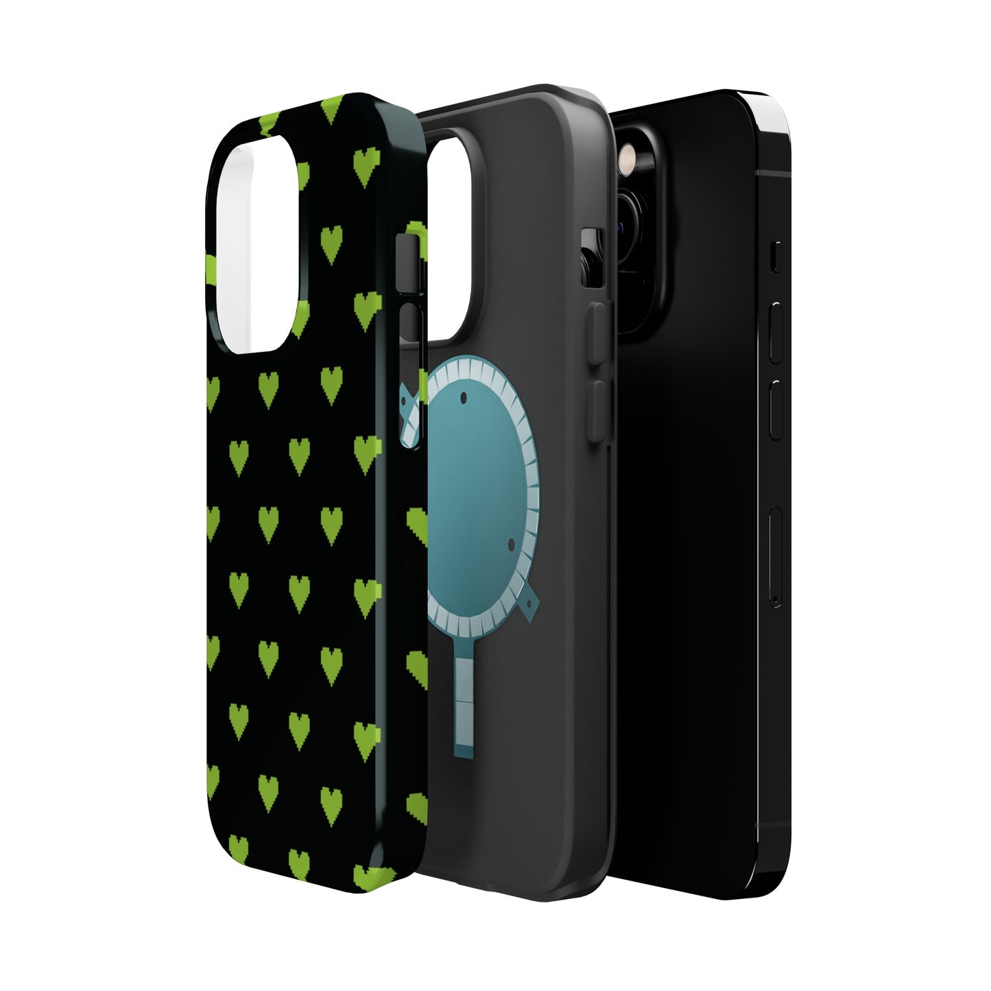Pixelated Heart MagSafe Tough Case
