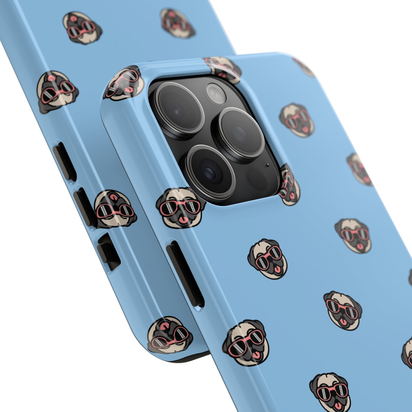 Pug Pattern Tough iPhone Case