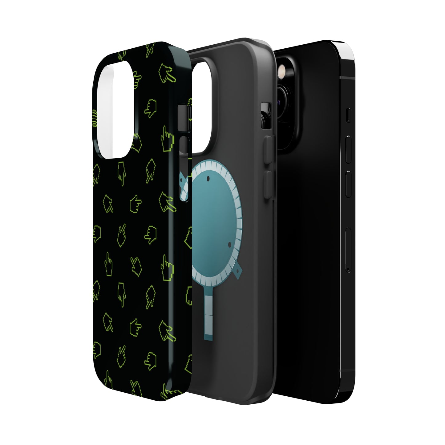 Pixelated Hand Cursor MagSafe Tough Case