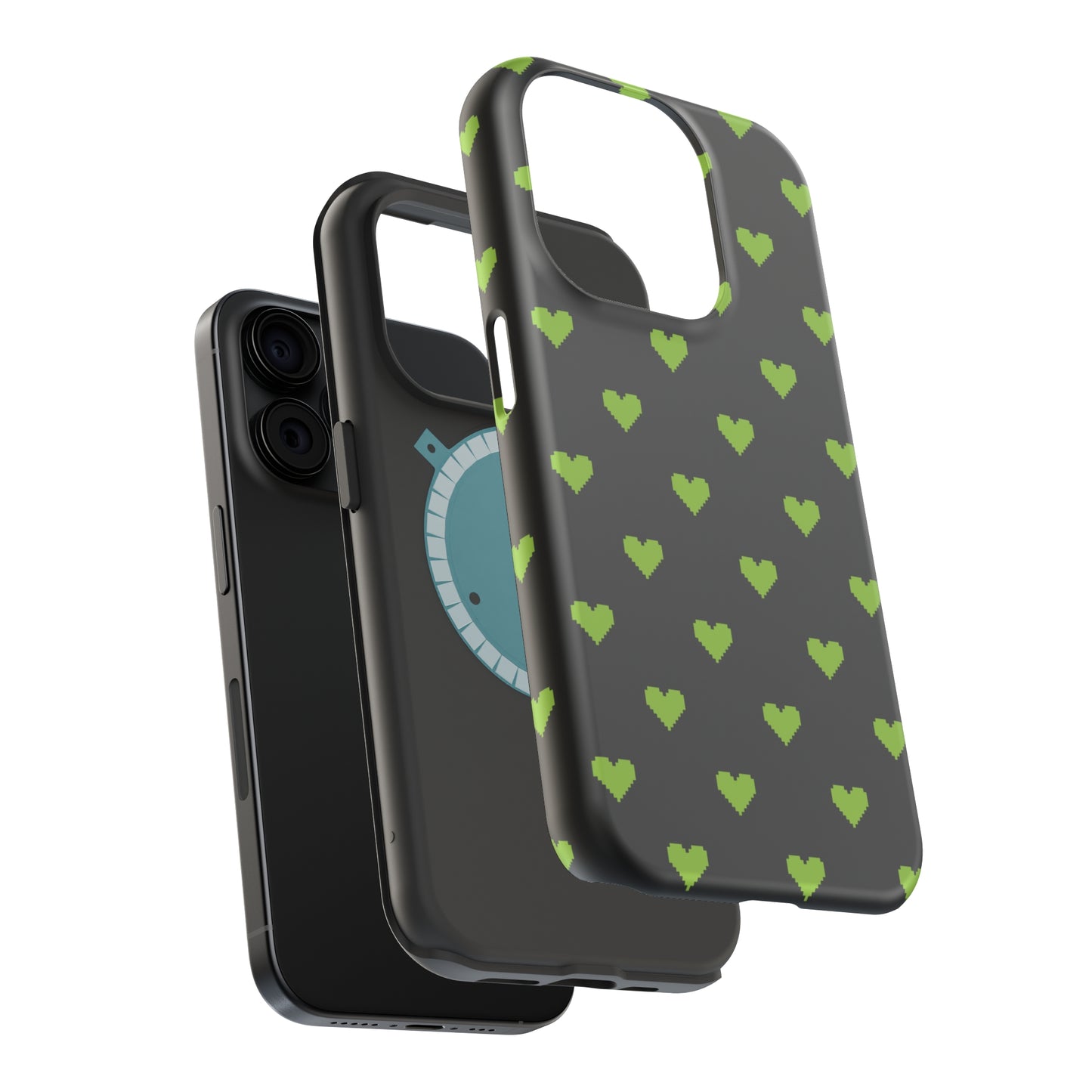 Pixelated Heart MagSafe Tough Case