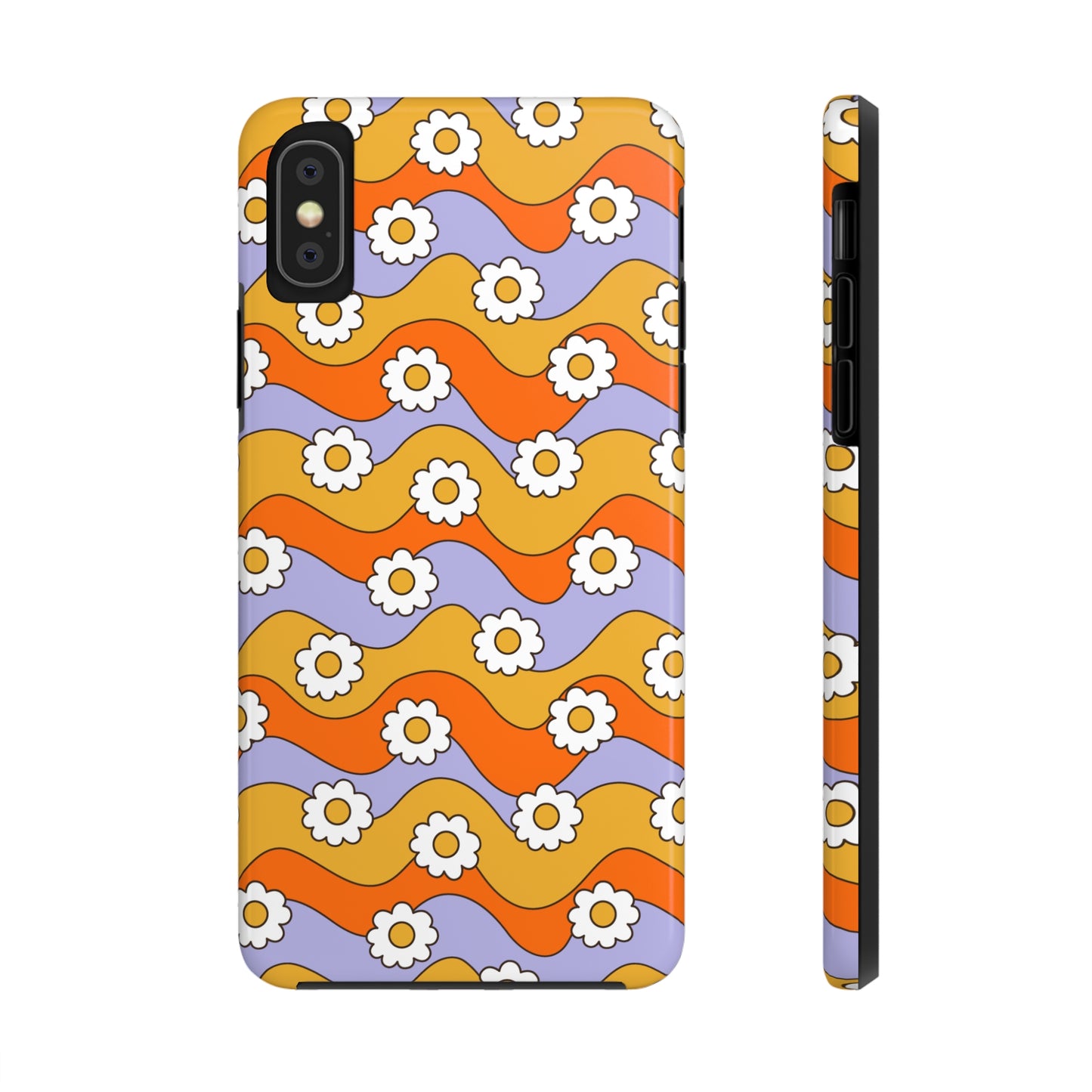 Retro Garden Tough iPhone Case