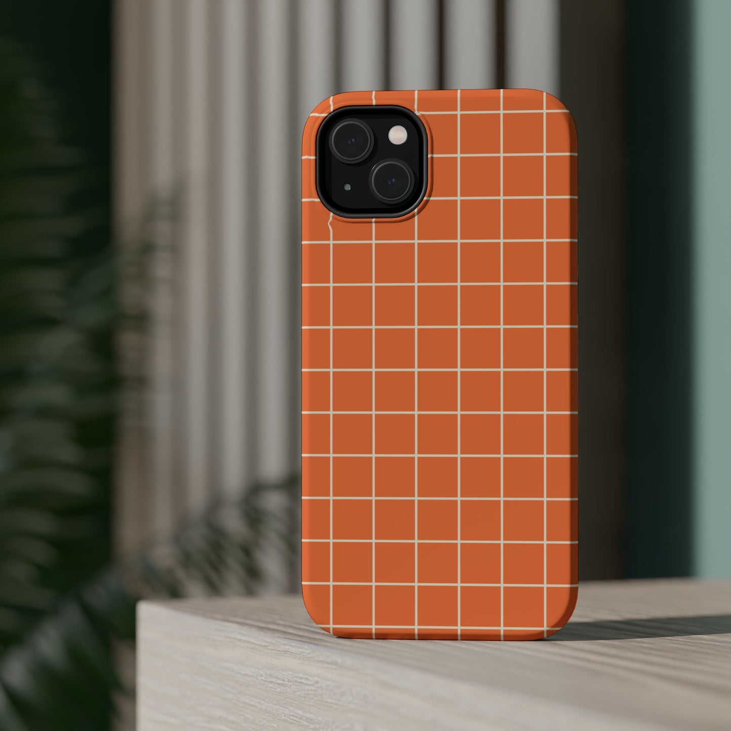 Tangerine Grid MagSafe Tough Case