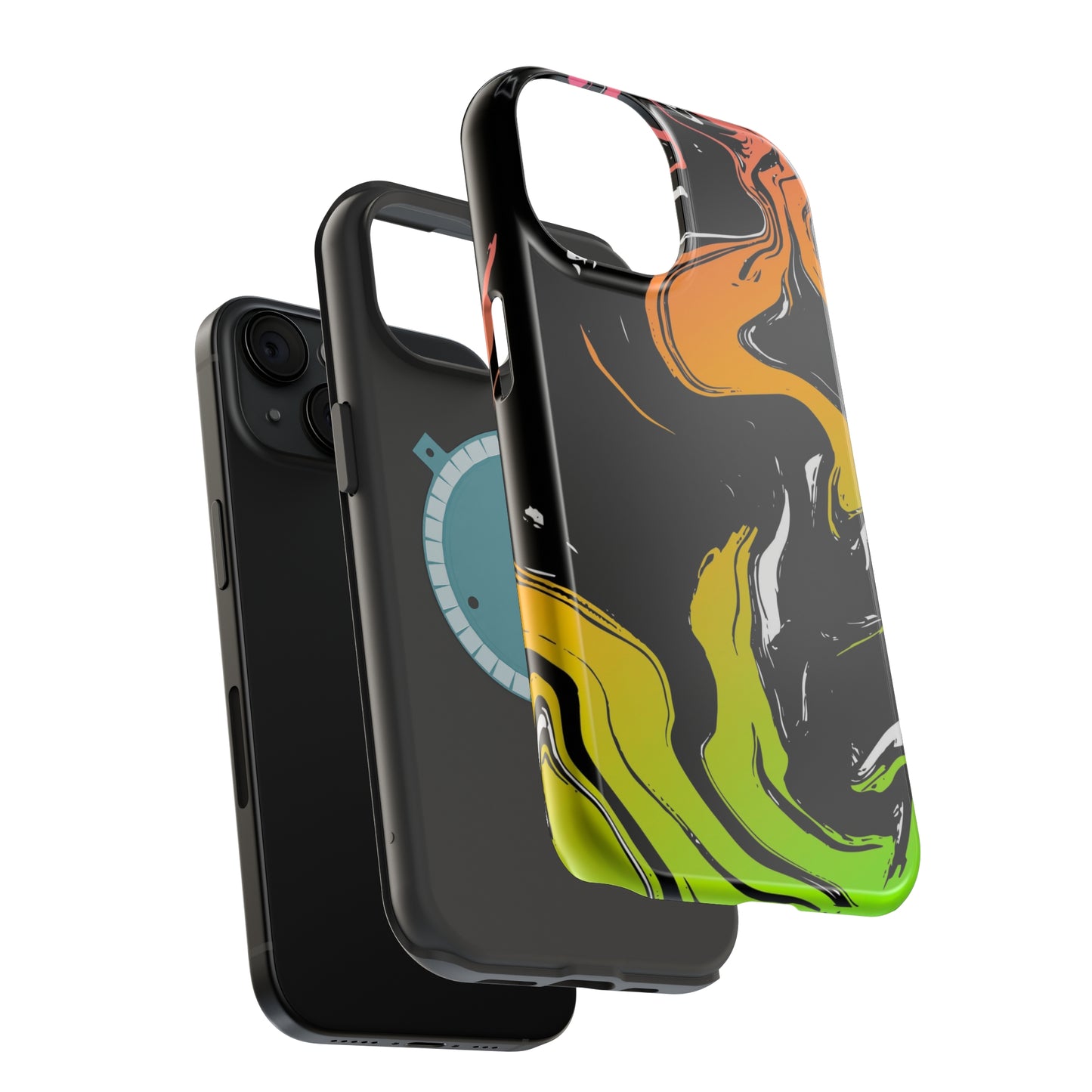 Acid marble pattern MagSafe Tough Case