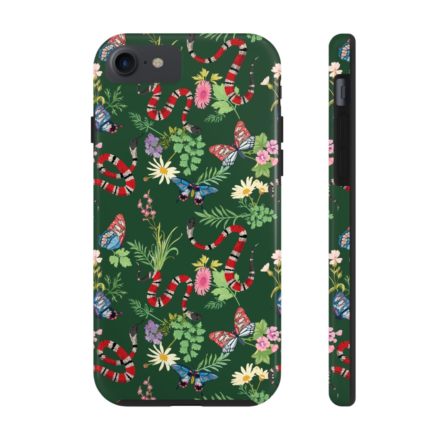 Tropical Chaos Pattern Tough iPhone Case