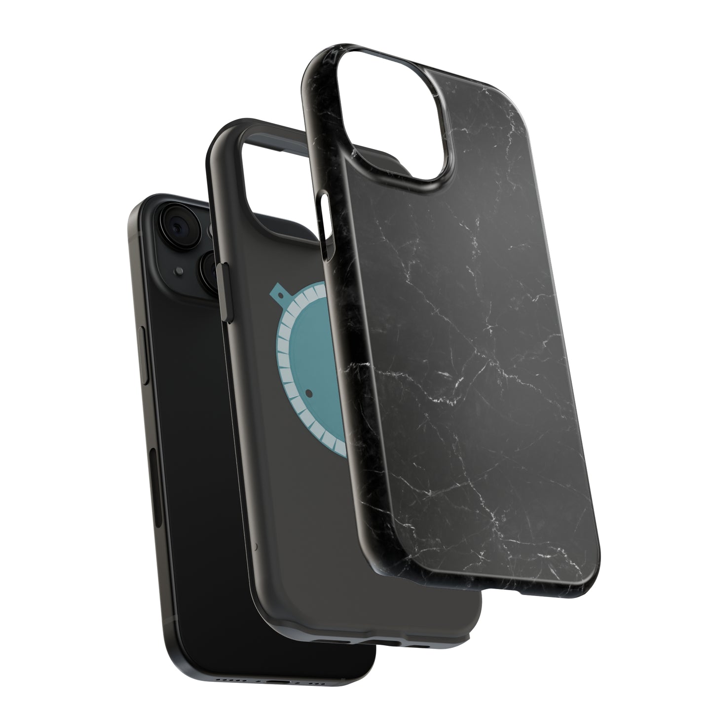 Marquina Black MagSafe Tough Case