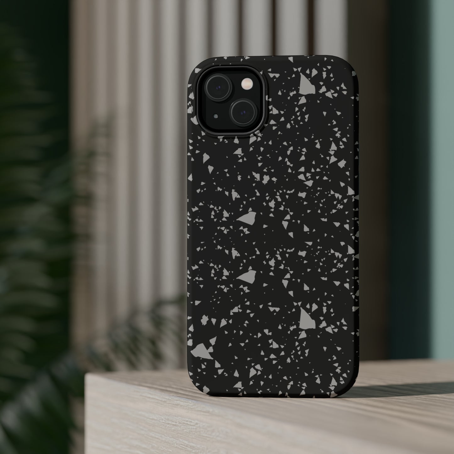 Black Terrazzo MagSafe Tough Case