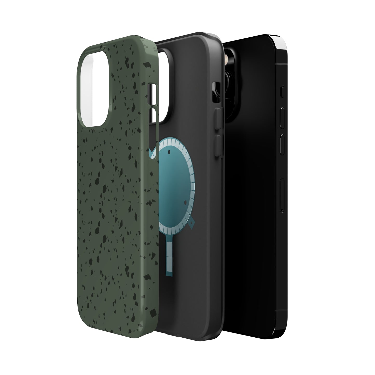 Olive Green Terrazzo MagSafe Tough Case