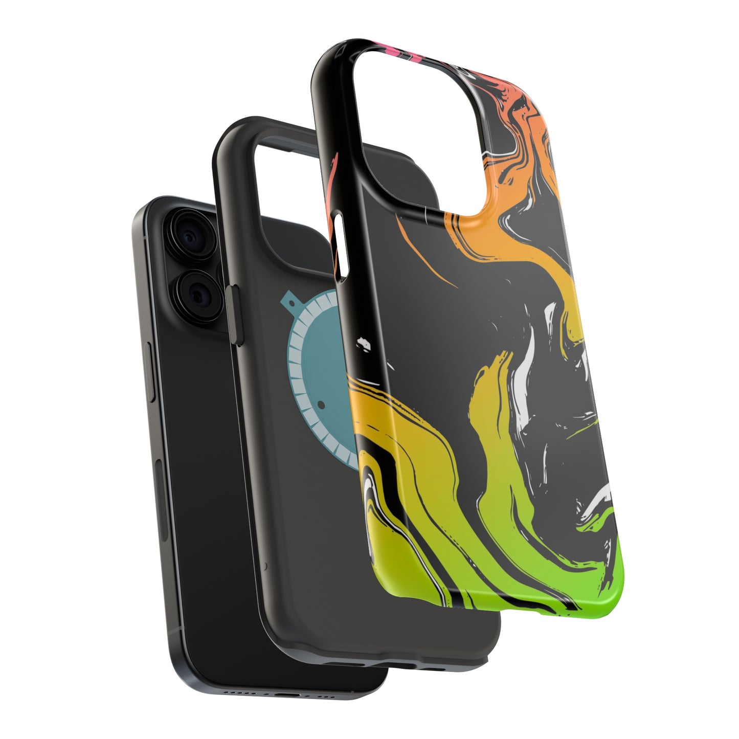 Acid marble pattern MagSafe Tough Case