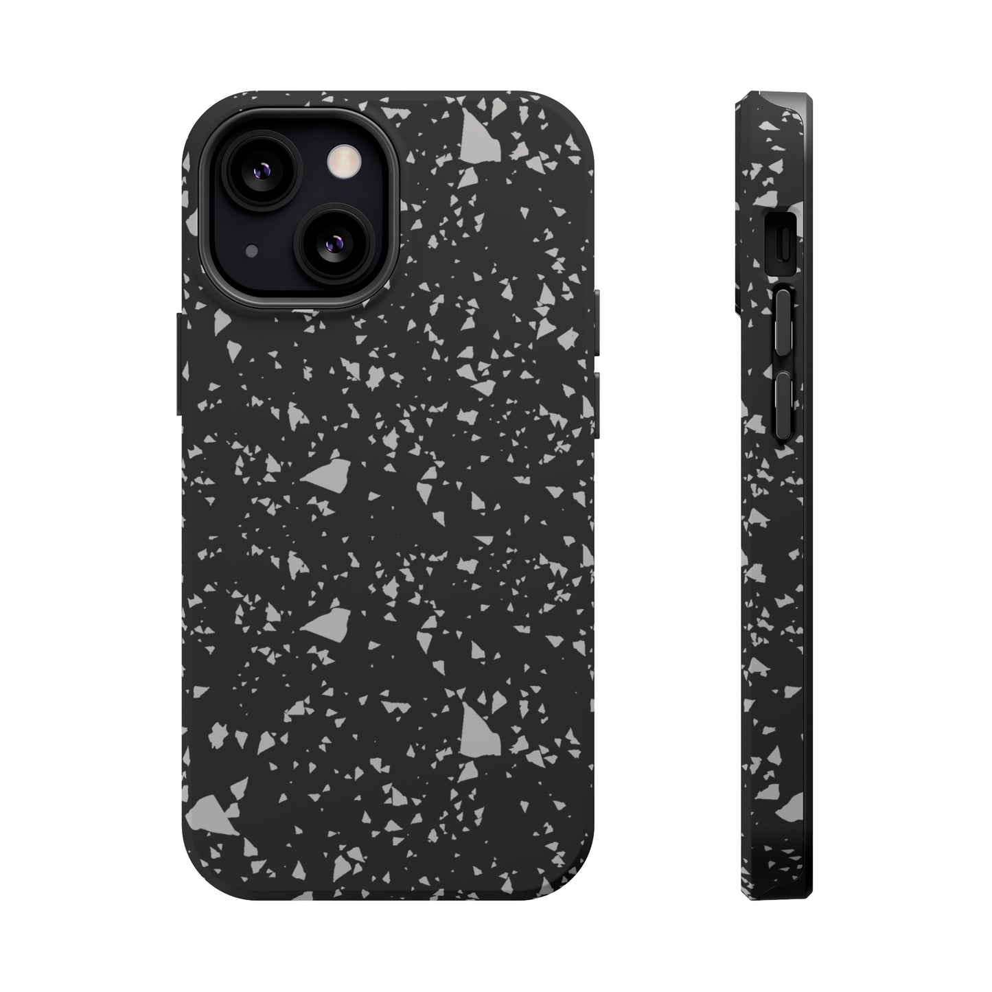 Black Terrazzo MagSafe Tough Case