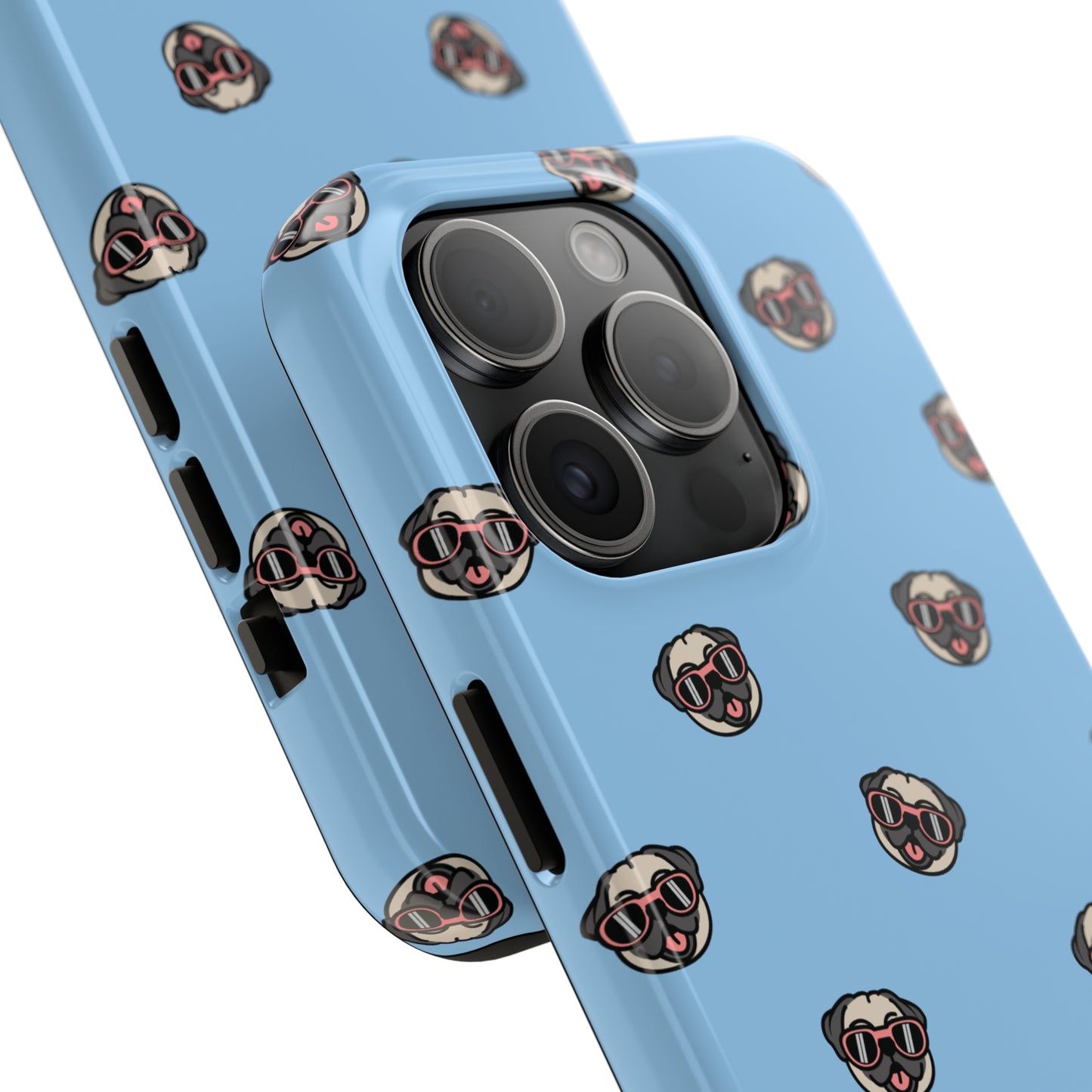 Pug Pattern Tough iPhone Case