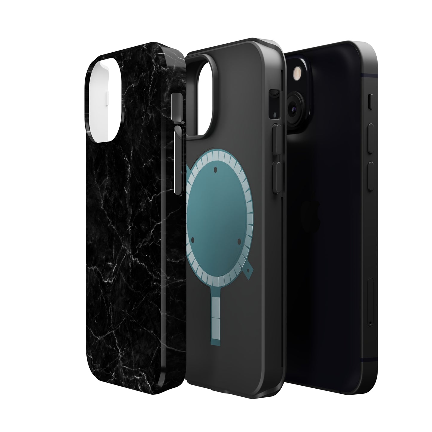 Marquina Black MagSafe Tough Case