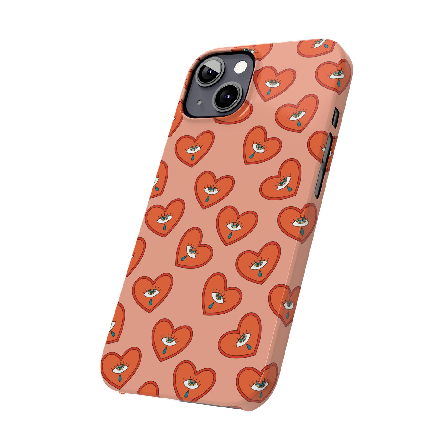 Psychedelic Heart Snap Case