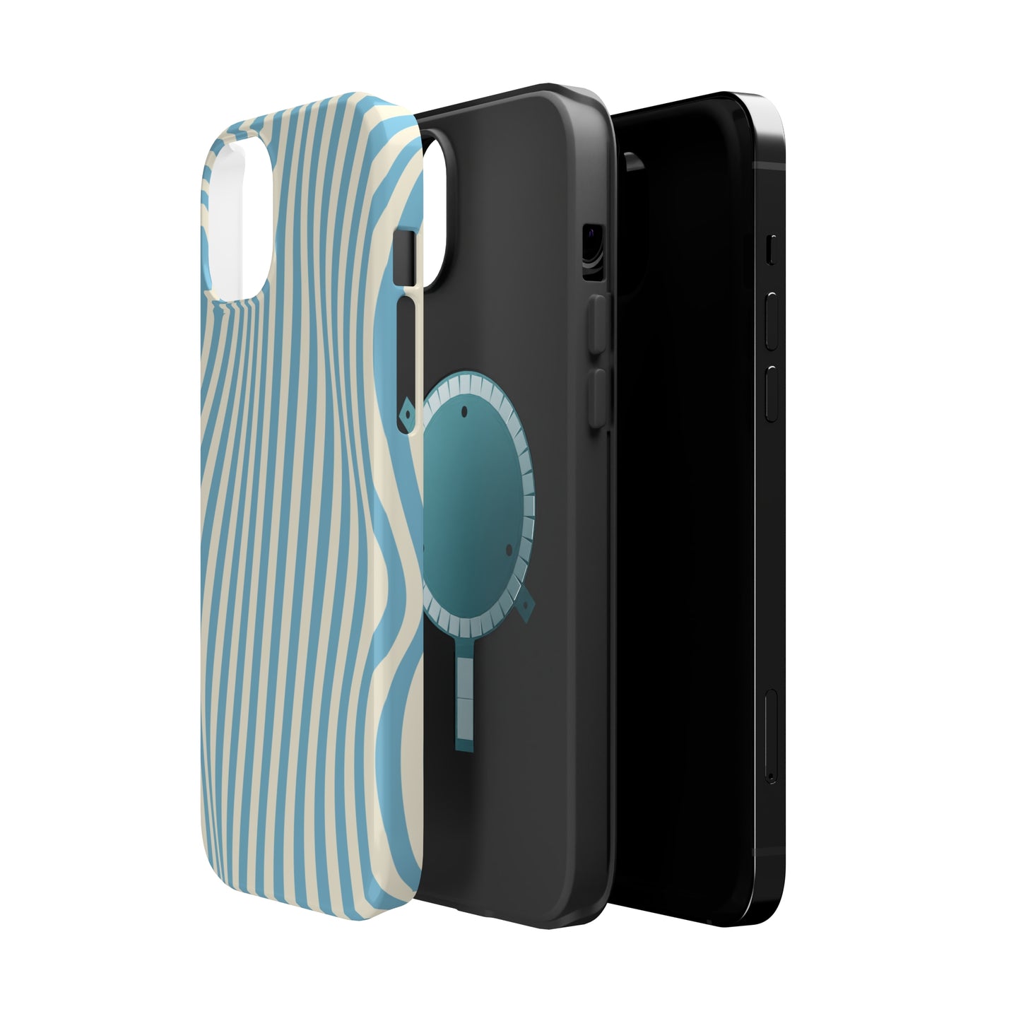 Aqua Swirl MagSafe Tough Case