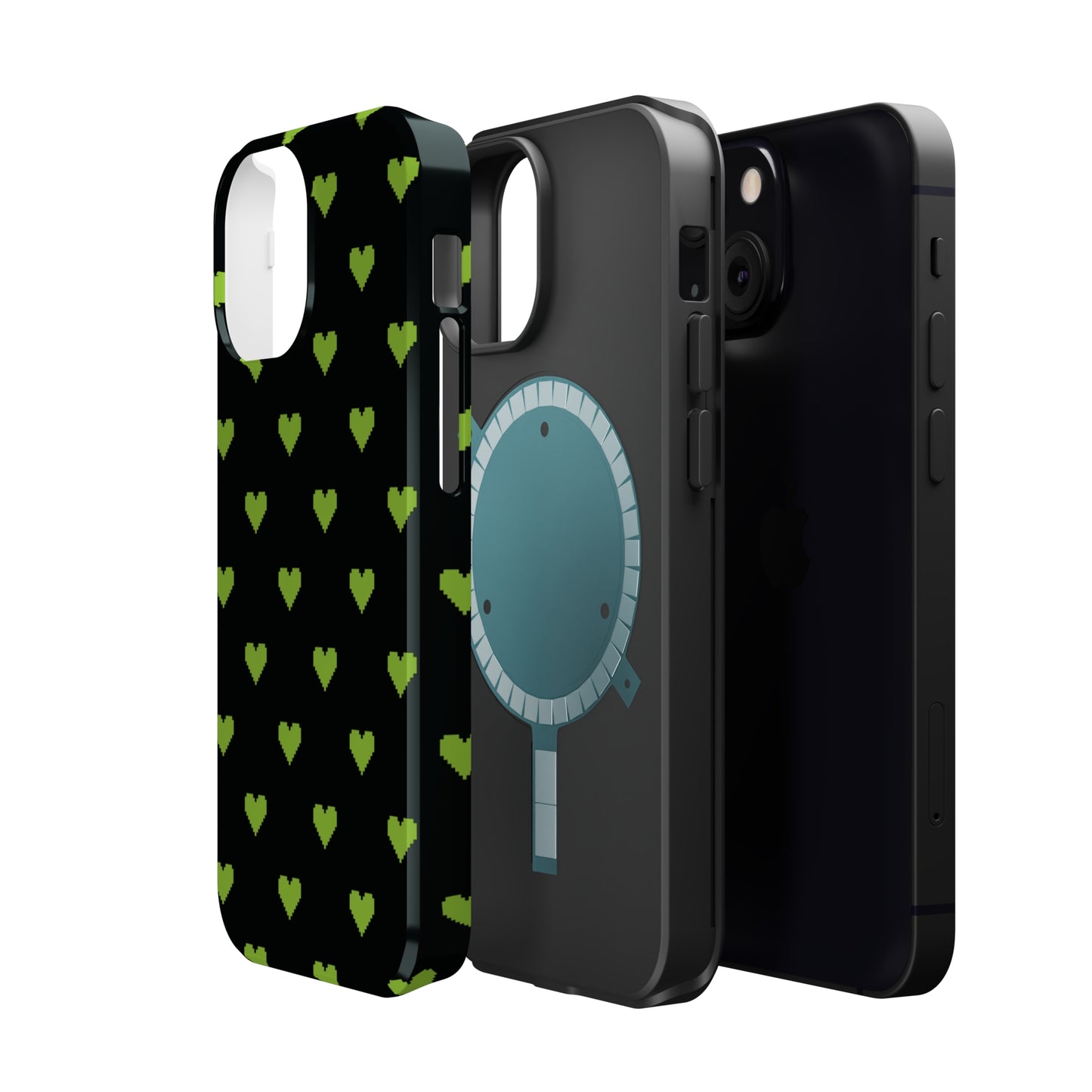 Pixelated Heart MagSafe Tough Case