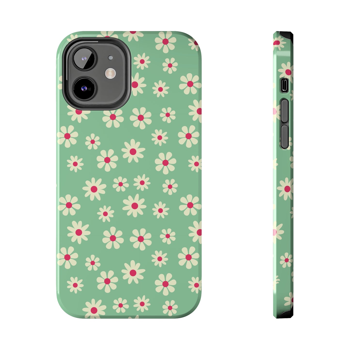 Retro Floral Tough iPhone Case