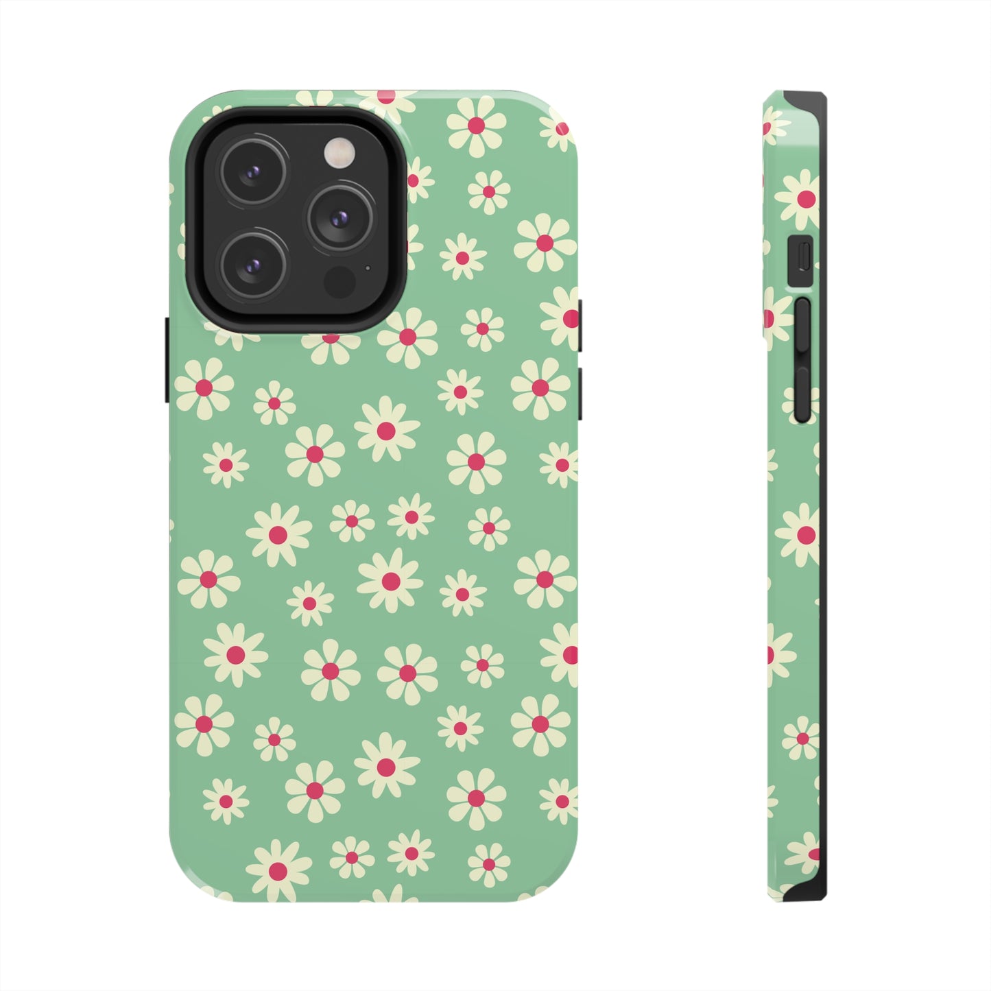 Retro Floral Tough iPhone Case