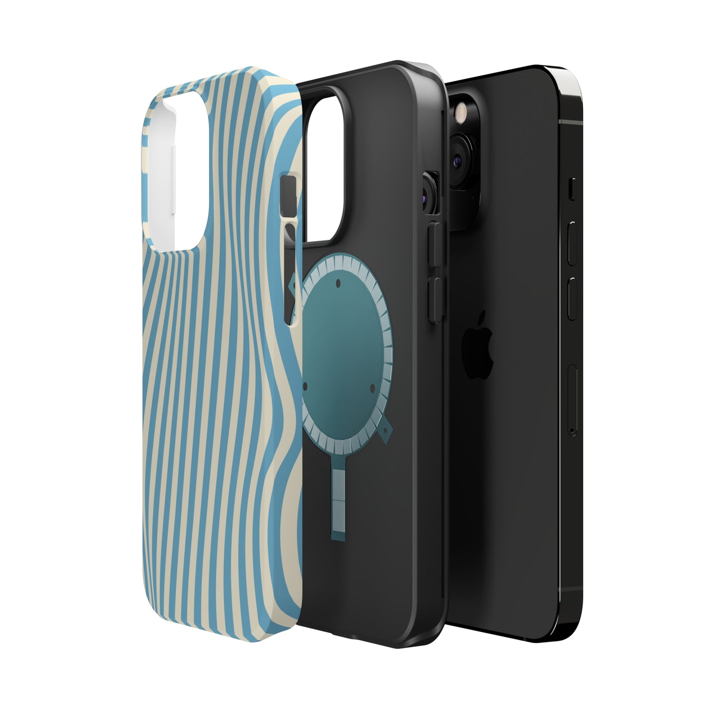 Aqua Swirl MagSafe Tough Case