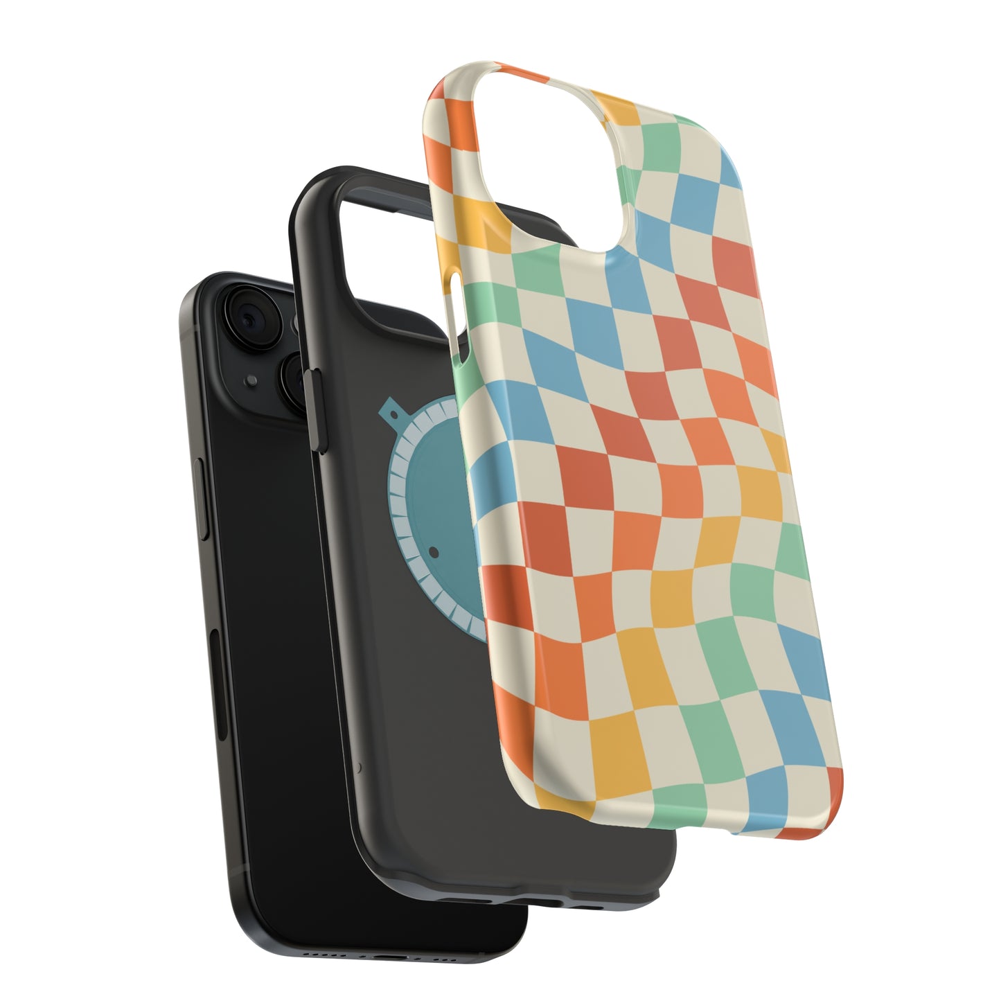 Retro Crazy Checkers MagSafe Tough Case