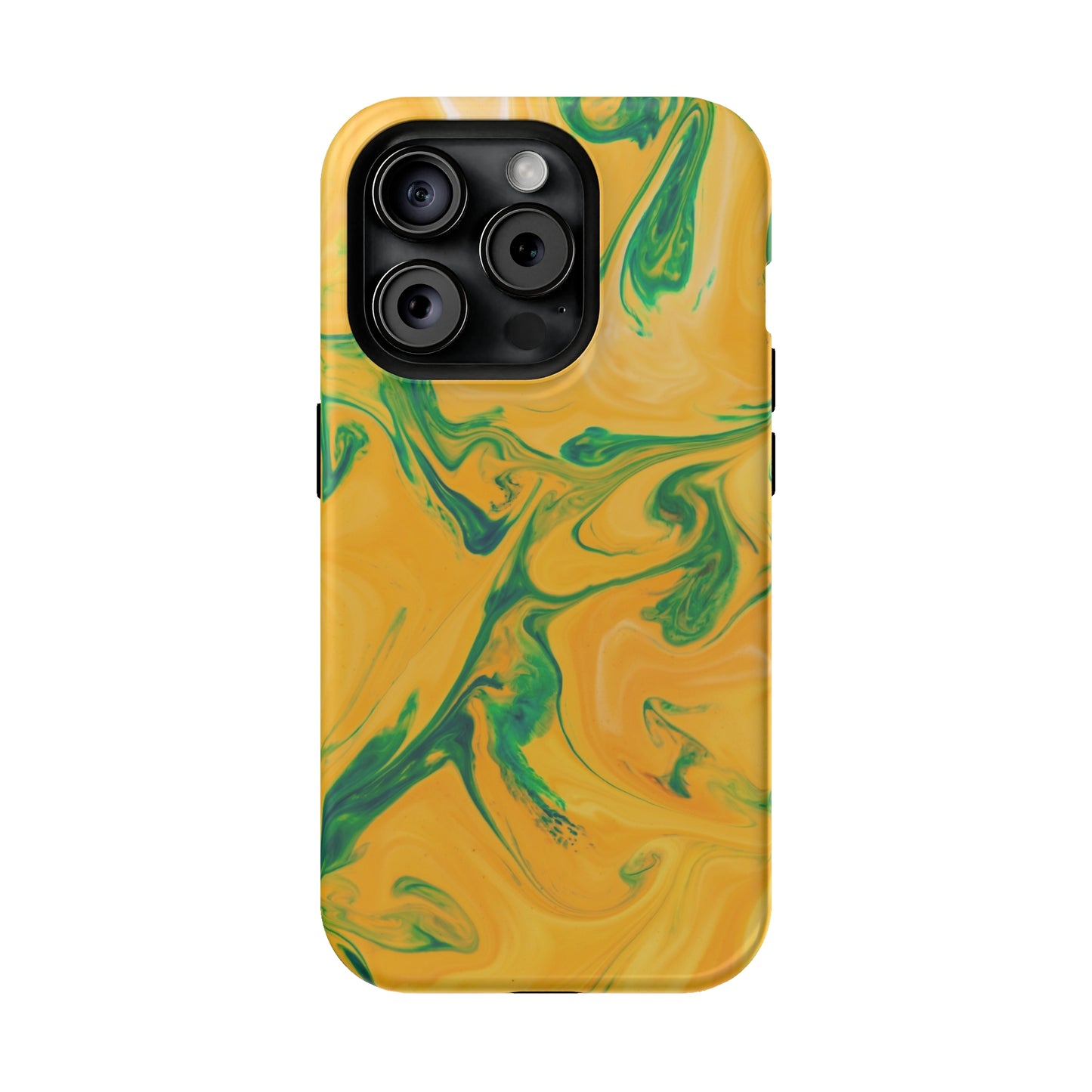 Lime Liquid marble MagSafe Tough Case