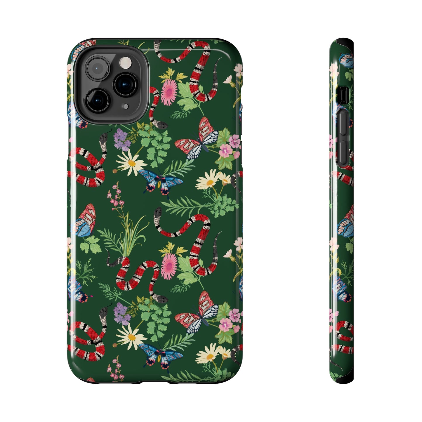 Tropical Chaos Pattern Tough iPhone Case