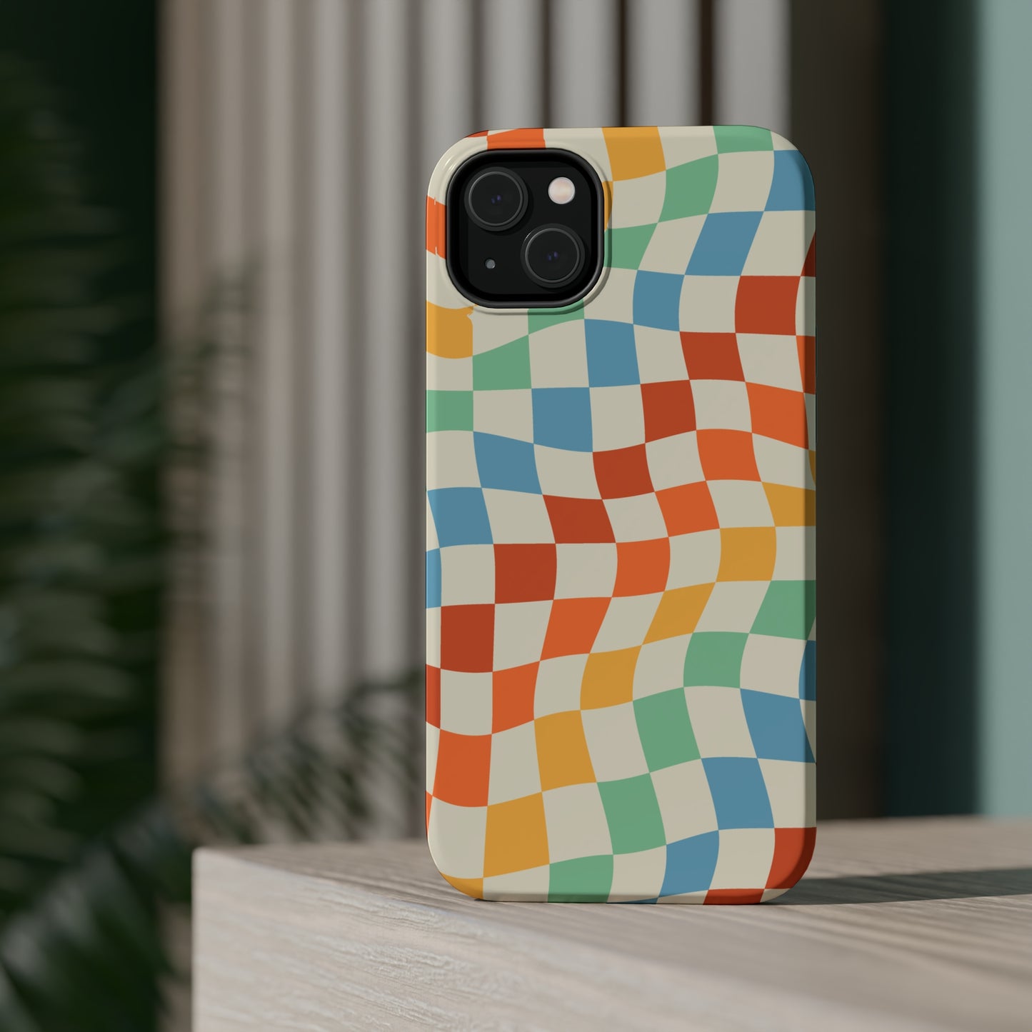 Retro Crazy Checkers MagSafe Tough Case