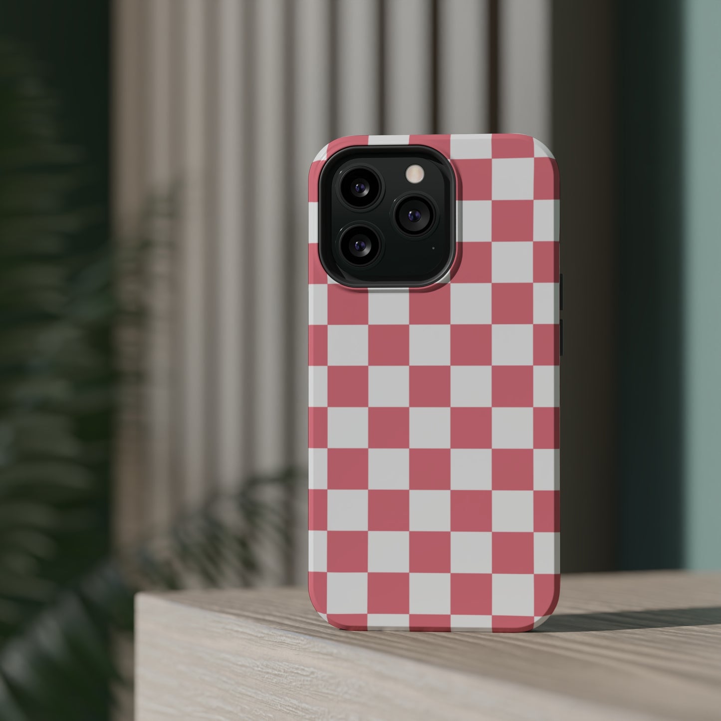 Pink Checkers MagSafe Tough Case