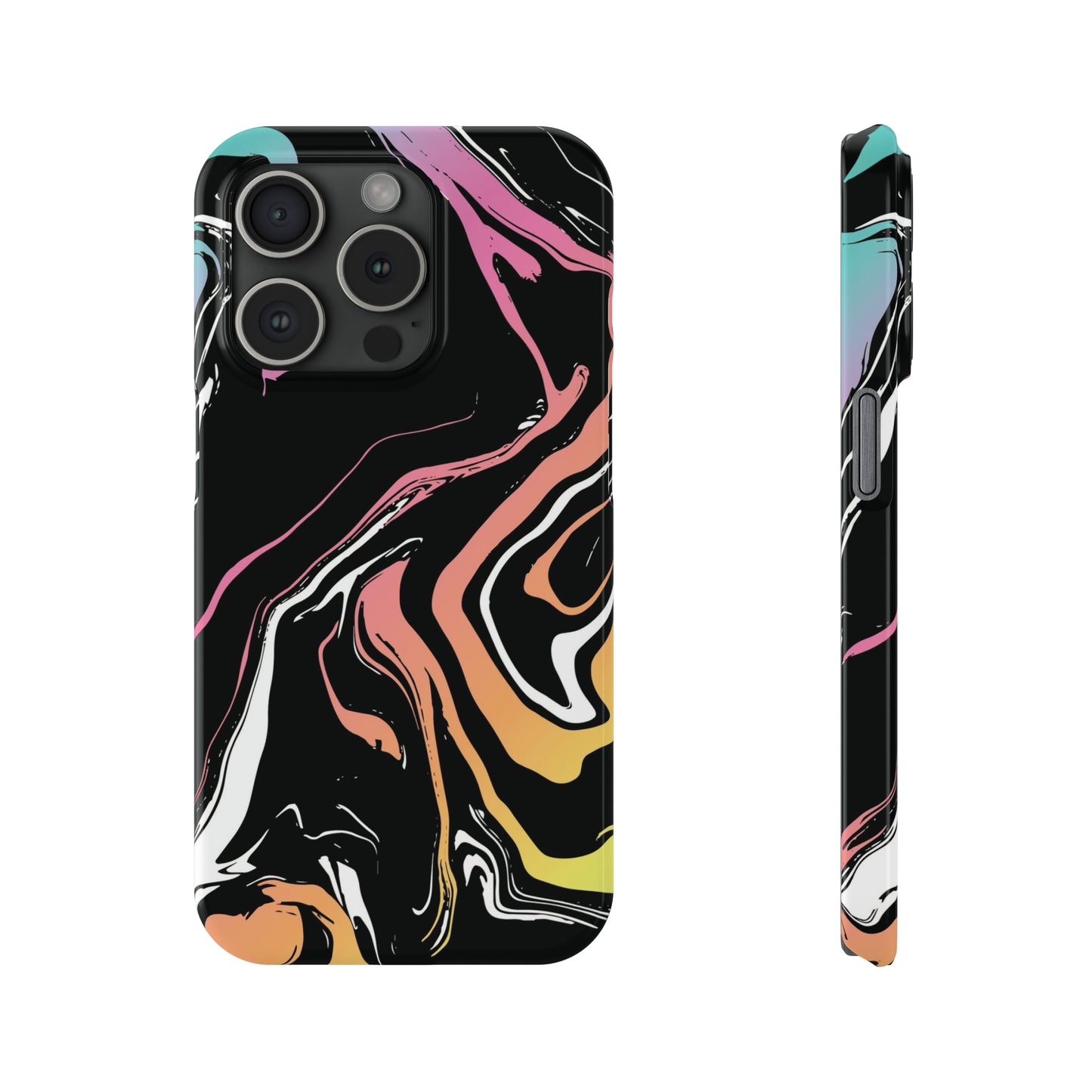 Acid marble pattern Snap Case
