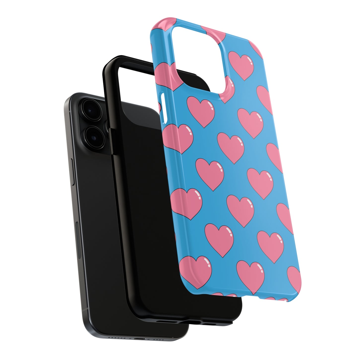 Bubblegum Heart Tough iPhone Case