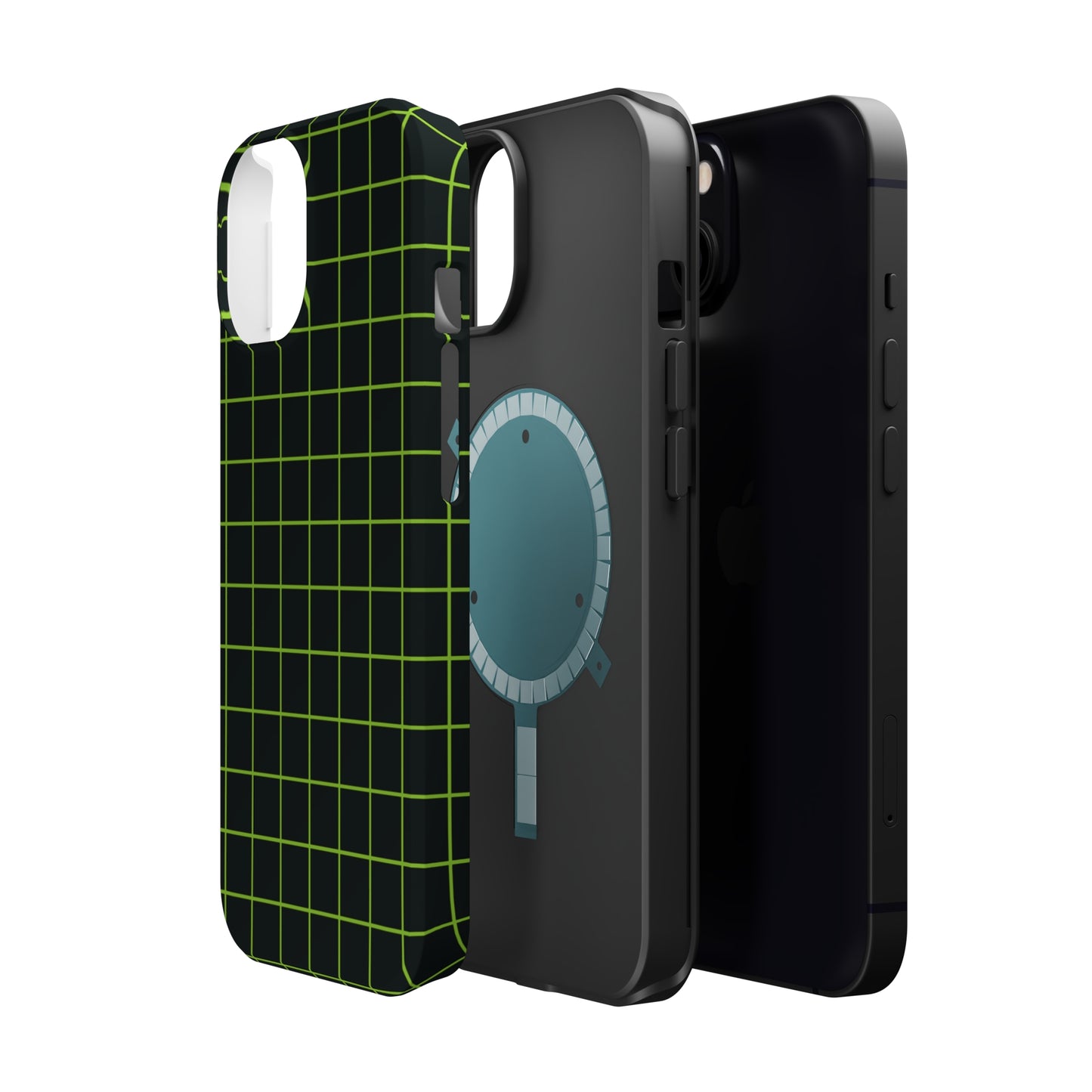 Green Grid MagSafe Tough Case