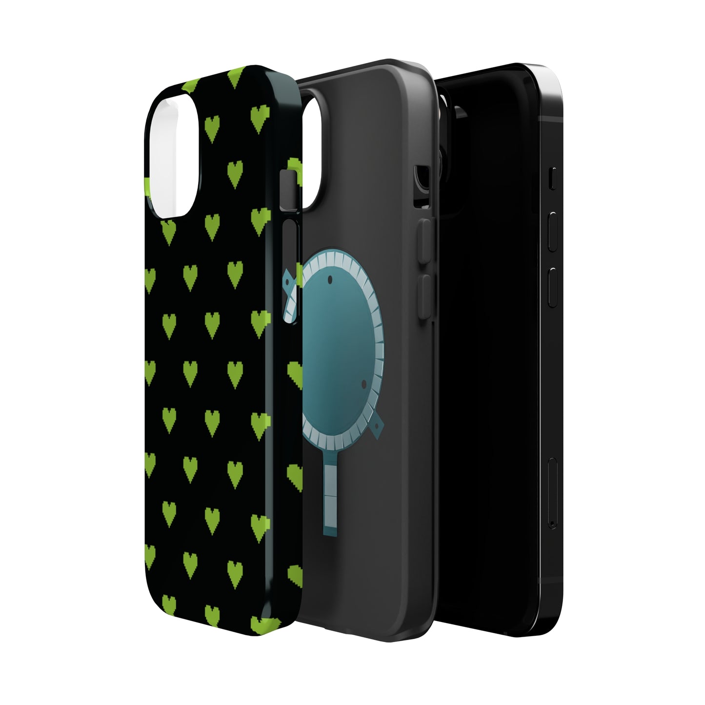Pixelated Heart MagSafe Tough Case