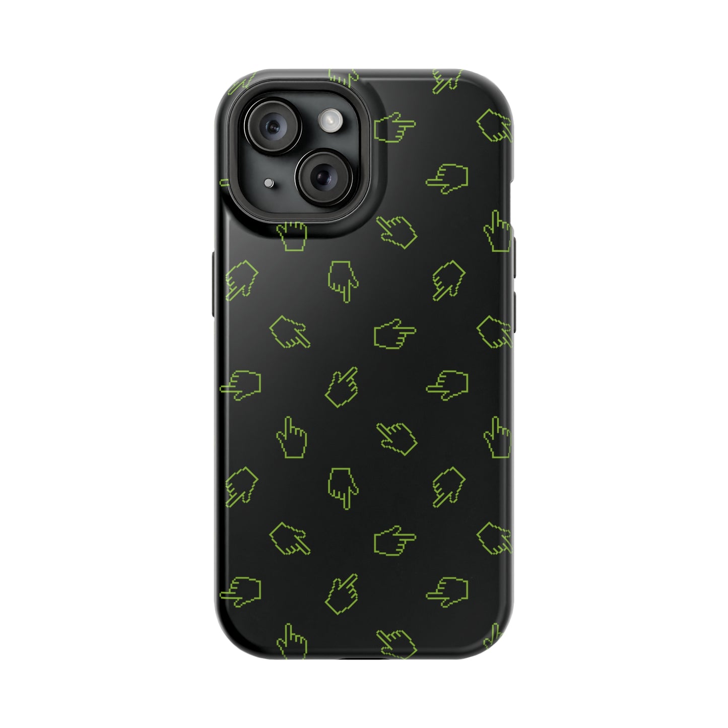 Pixelated Hand Cursor MagSafe Tough Case