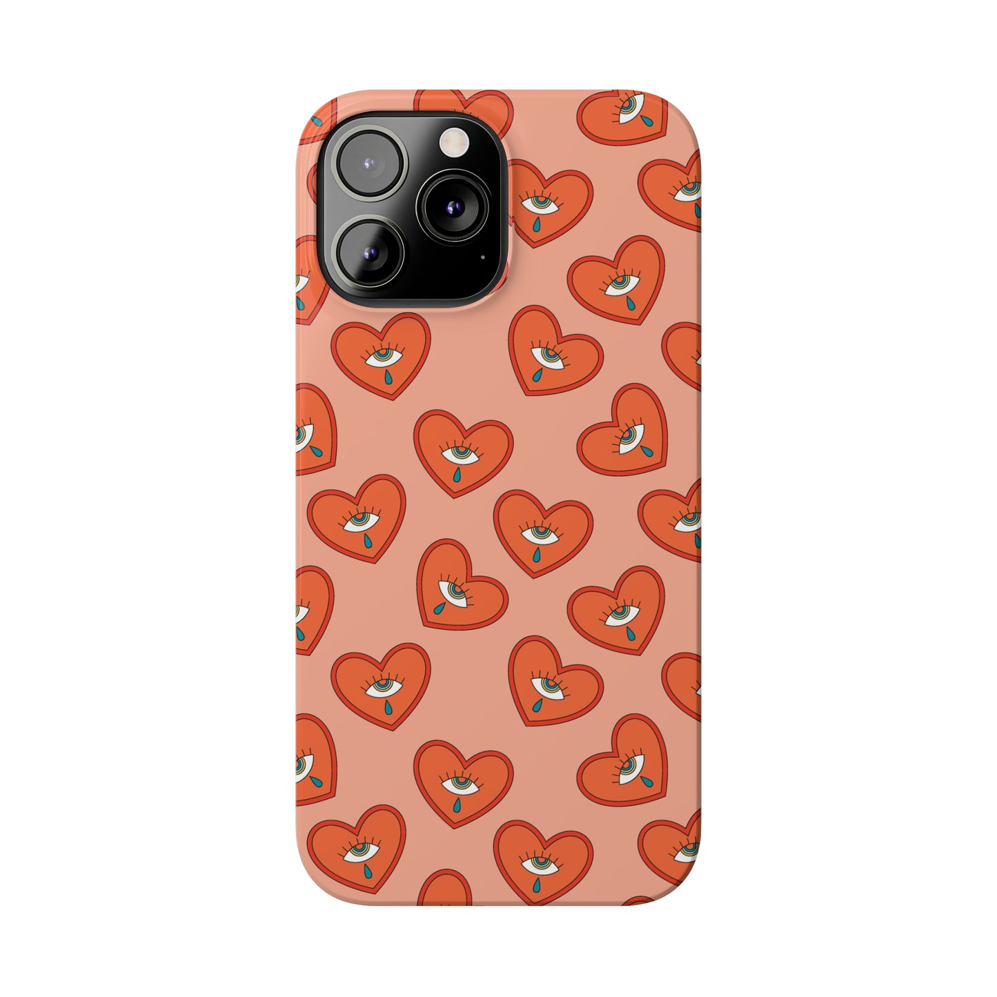Psychedelic Heart Snap Case