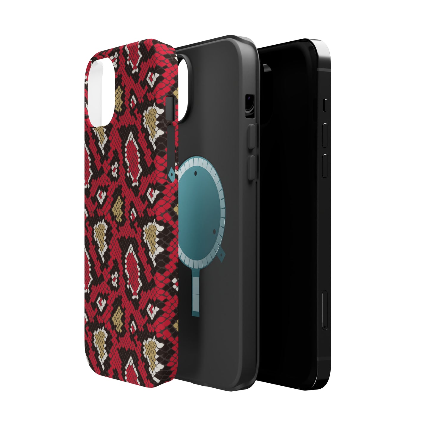 Red Snake Skin MagSafe Tough Case
