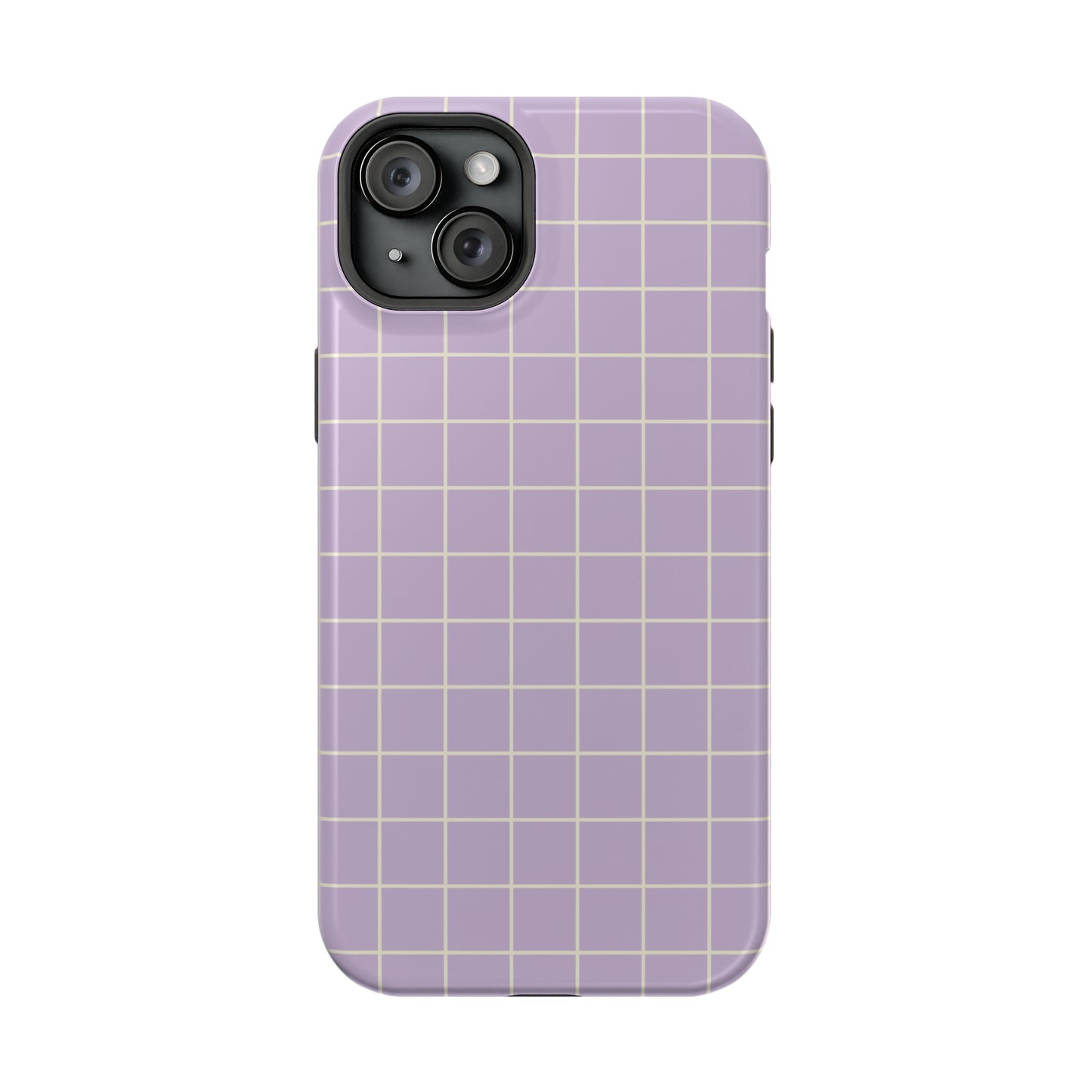 Lavender Grid MagSafe Tough Case