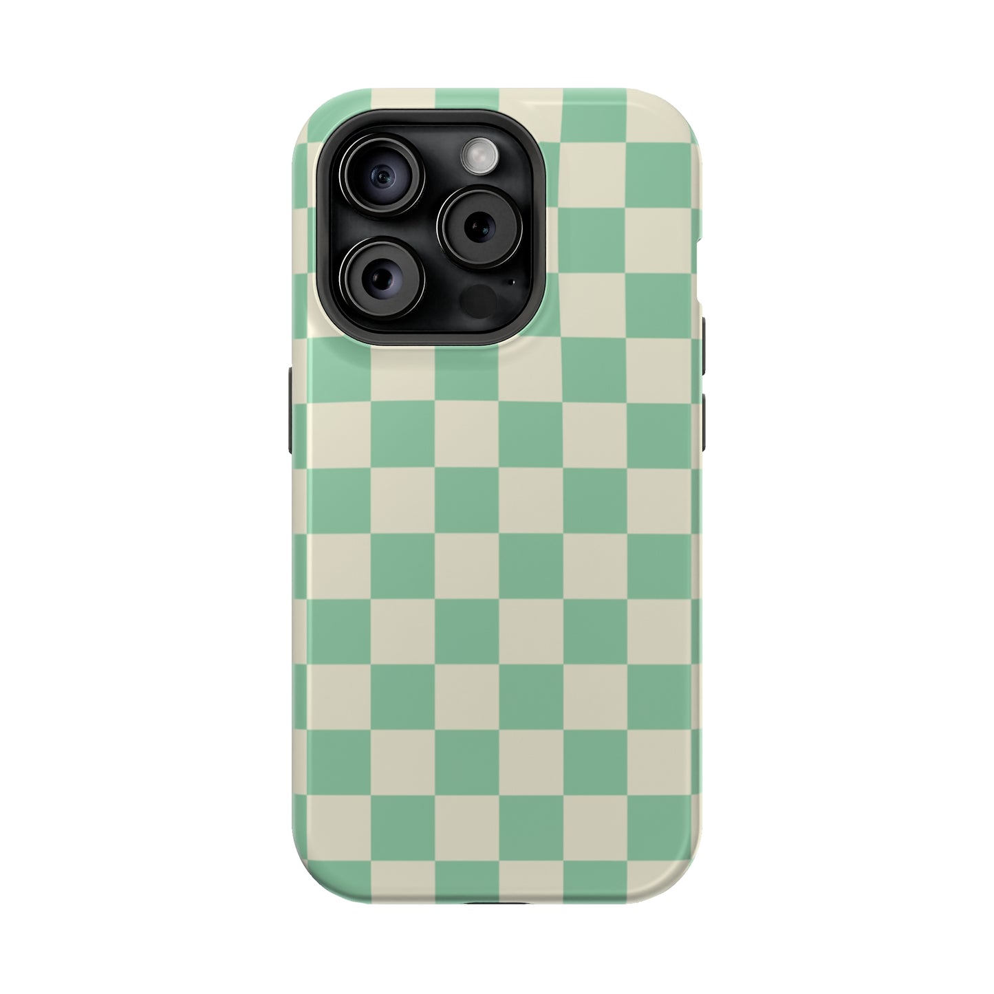 Retro Mint Checkers MagSafe Tough Case
