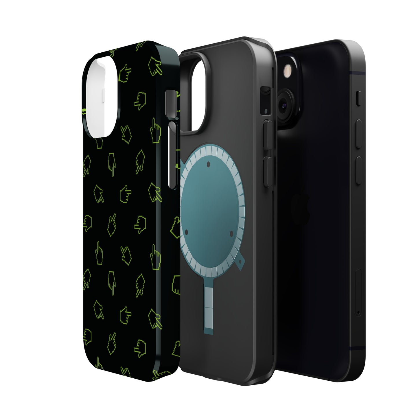 Pixelated Hand Cursor MagSafe Tough Case