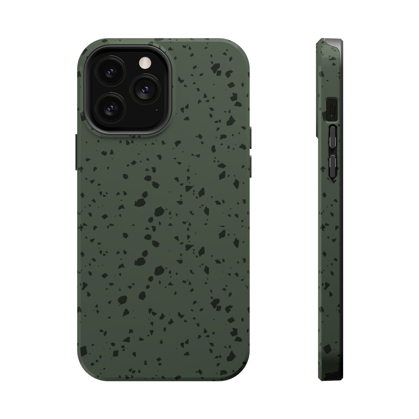 Olive Green Terrazzo MagSafe Tough Case