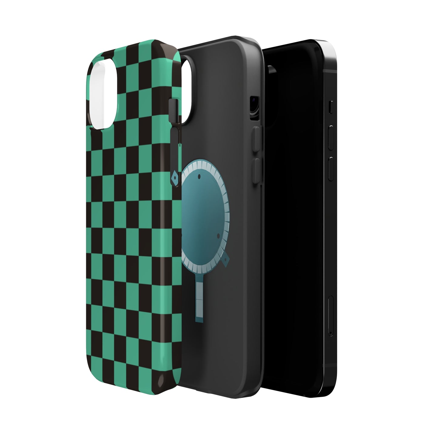 Green Checkers MagSafe Tough Case