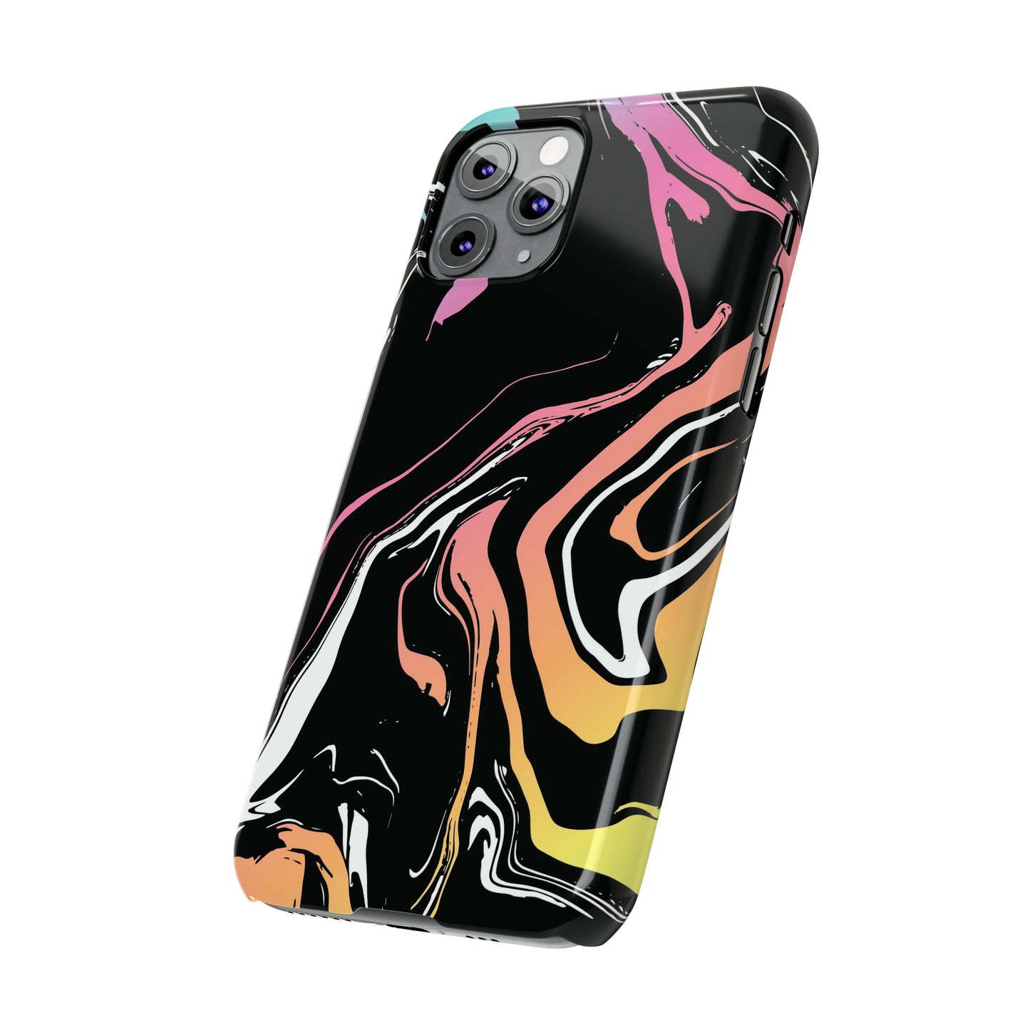 Acid marble pattern Snap Case