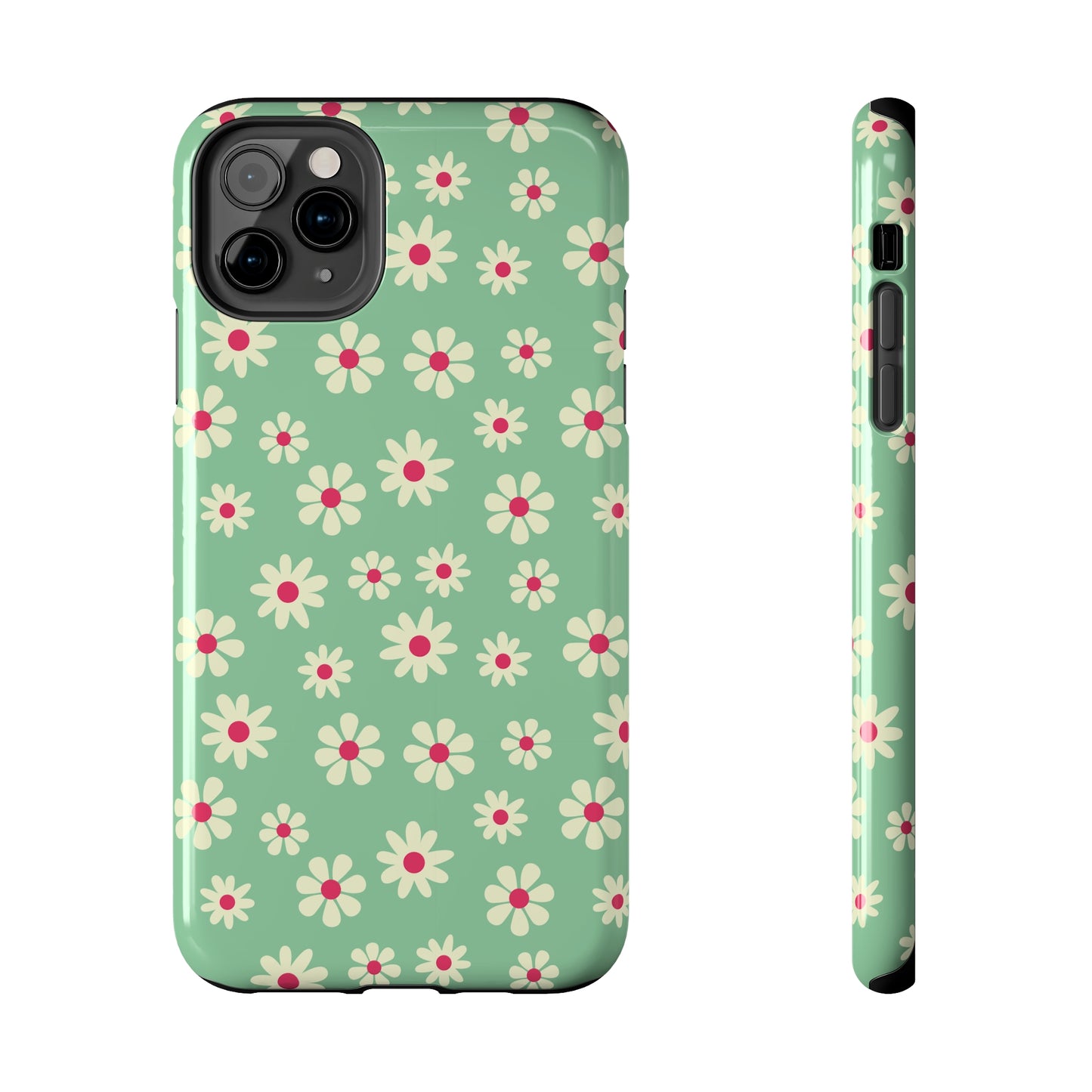 Retro Floral Tough iPhone Case