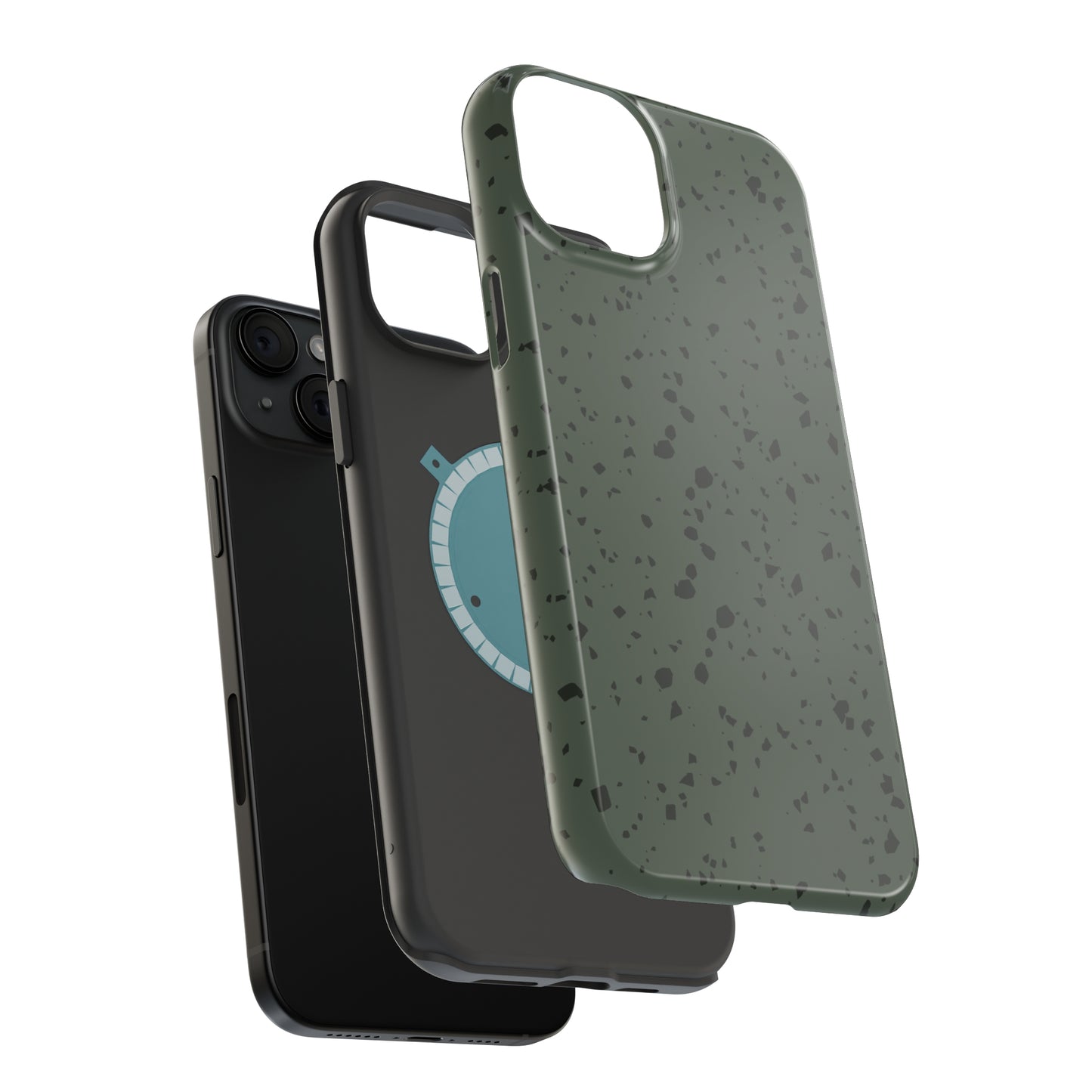 Olive Green Terrazzo MagSafe Tough Case