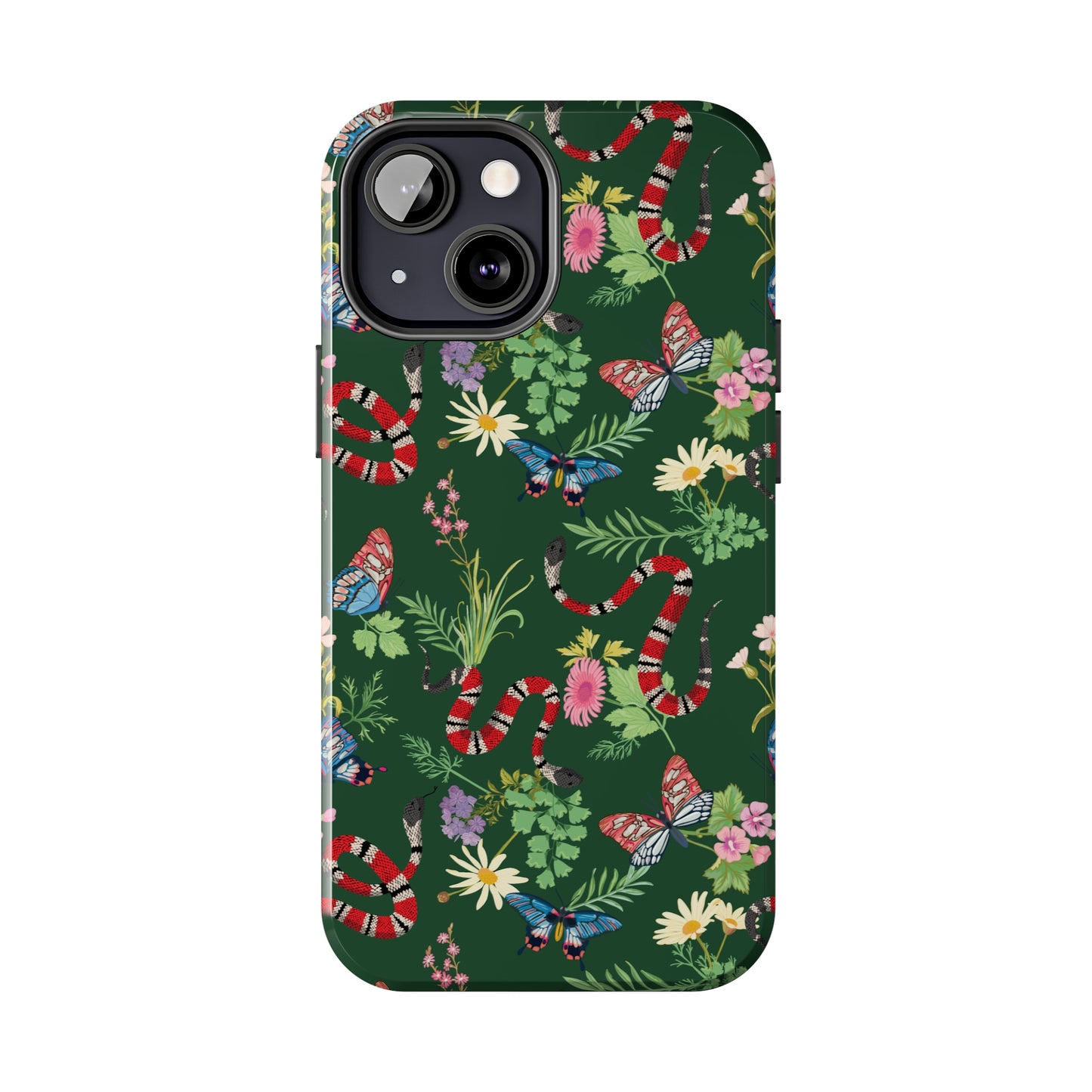 Tropical Chaos Pattern Tough iPhone Case