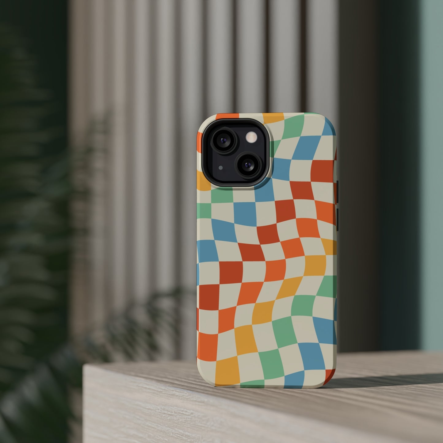 Retro Crazy Checkers MagSafe Tough Case