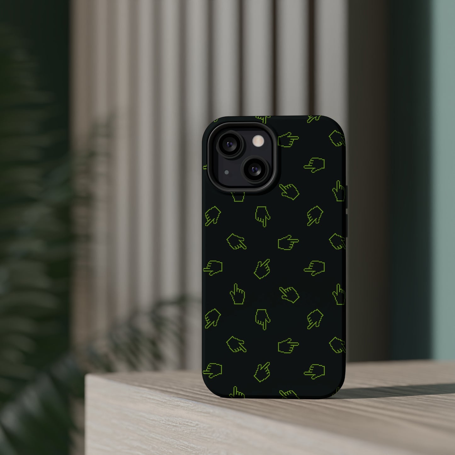 Pixelated Hand Cursor MagSafe Tough Case