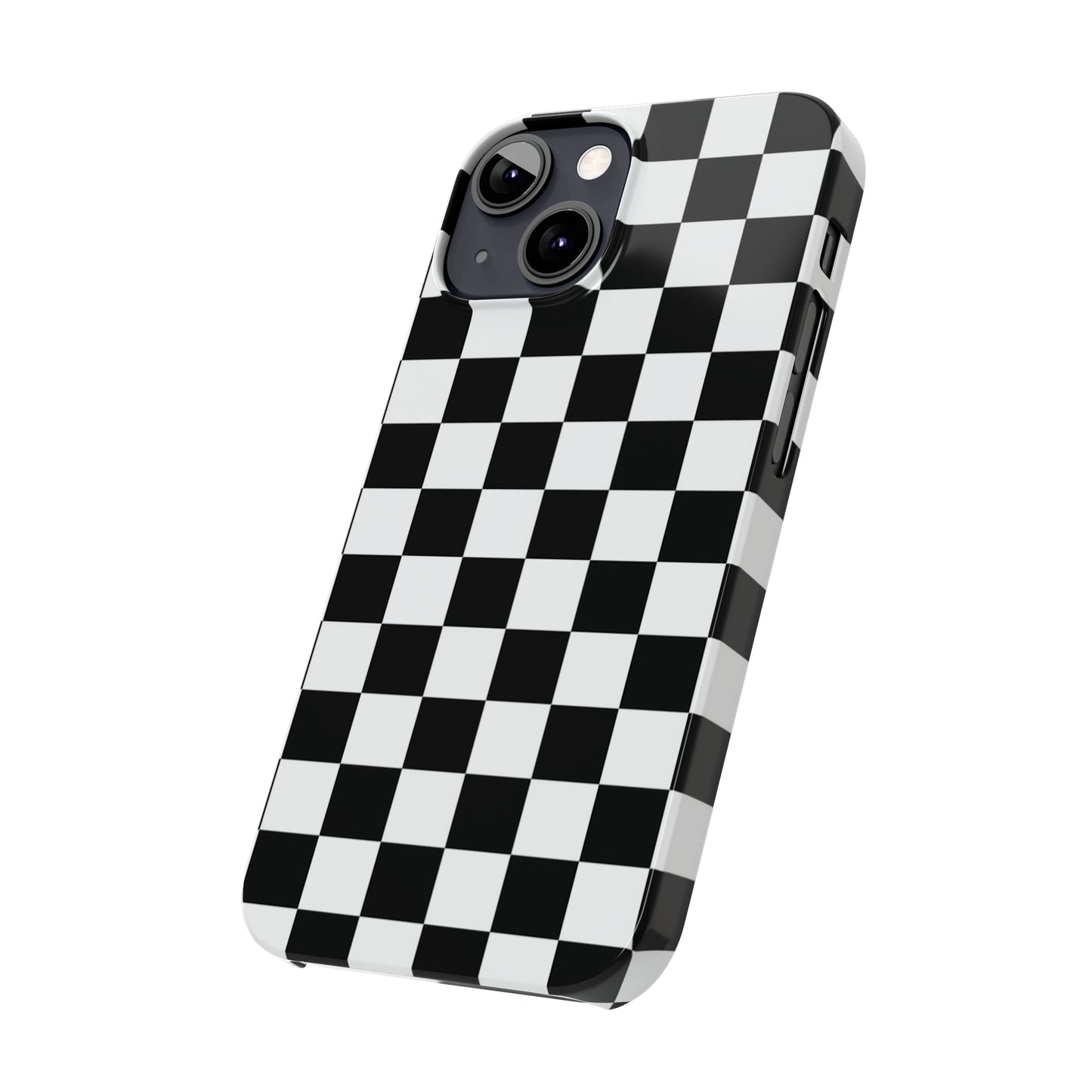 Black and white checks Snap Case