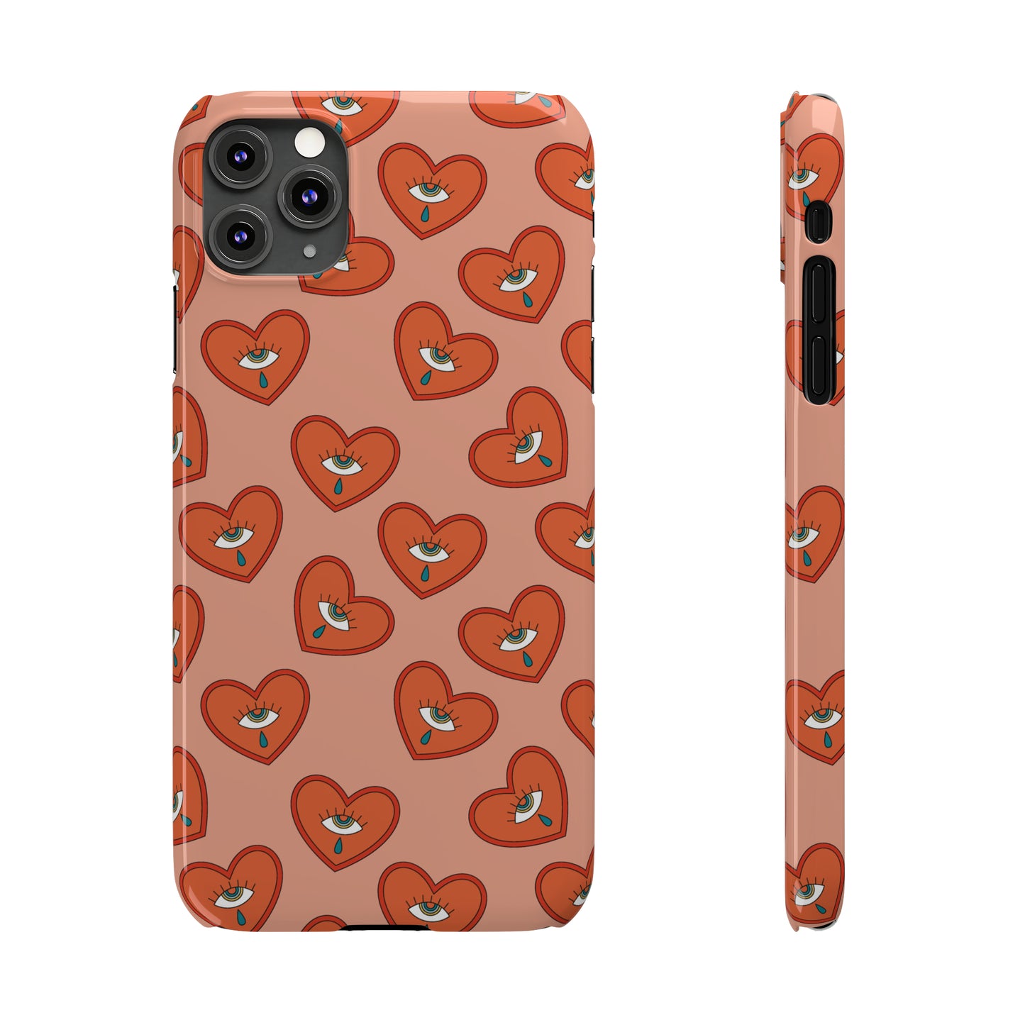 Psychedelic Heart Snap Case